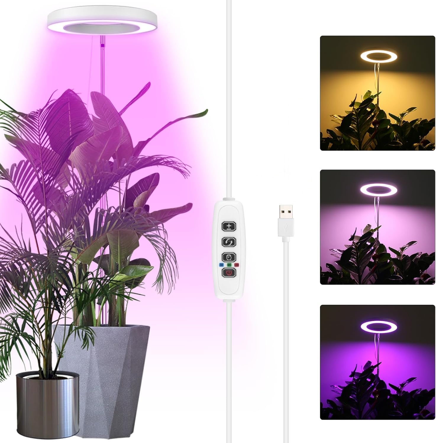 Hydroponic Nft Channel - مصباح نمو النباتات LED بثلاثة ألوان،