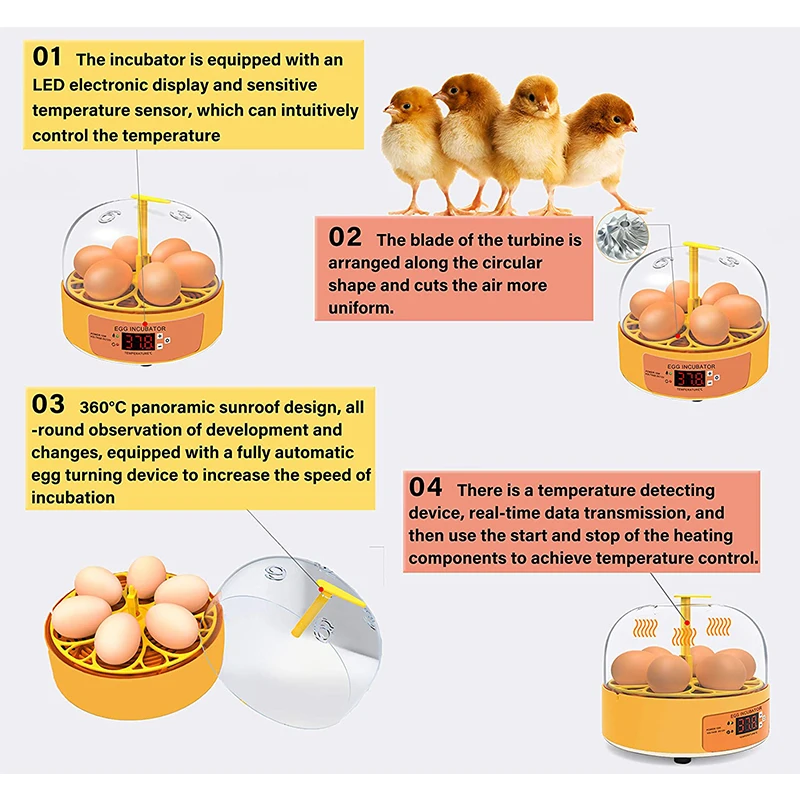 حاضنة تفريخ الدواجن الأوتوماتي - مراجعة Poultry Incubator وسعره