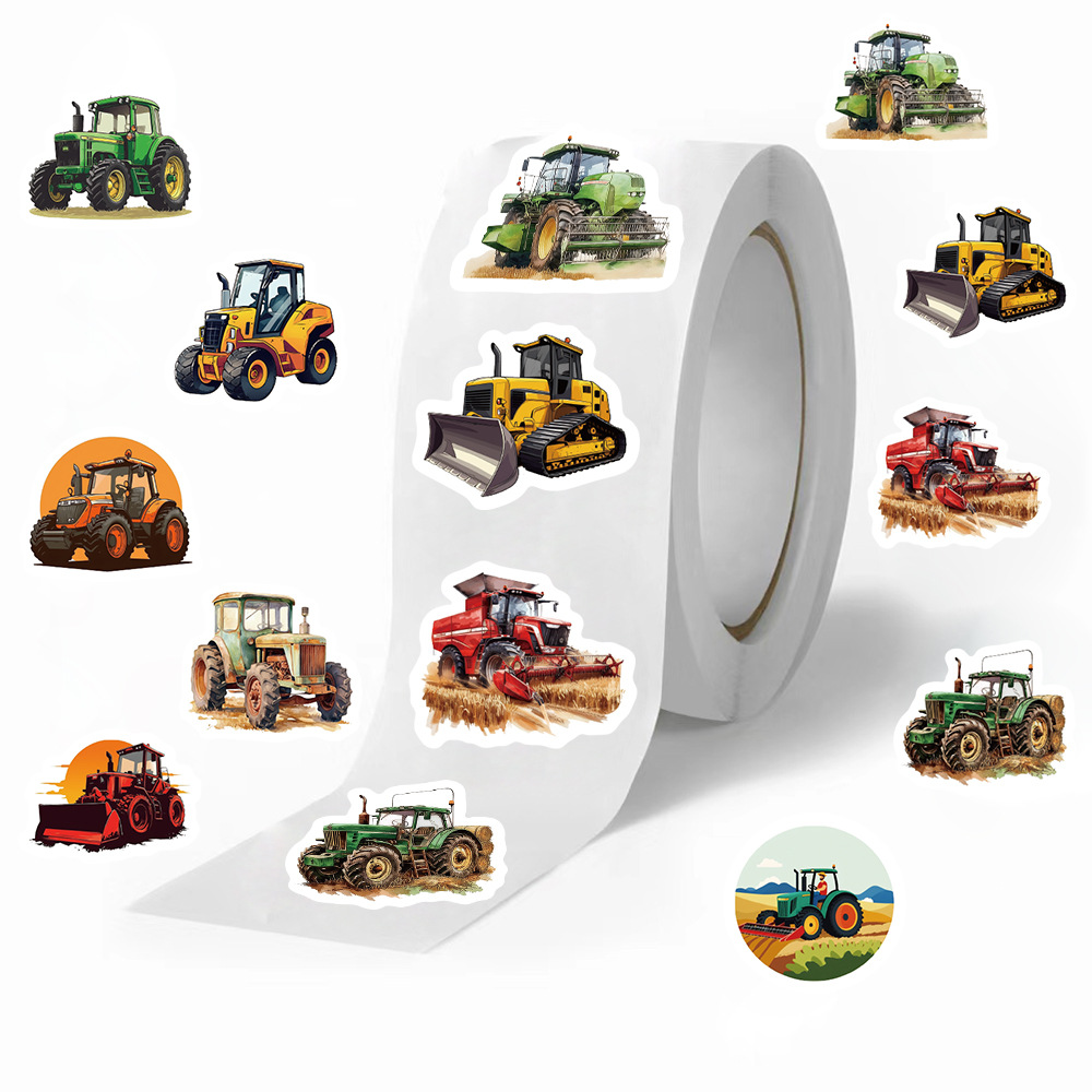 500 قطعة من ملصقات الجرارات ال - مراجعة Agriculture Farming For Kids وسعره
