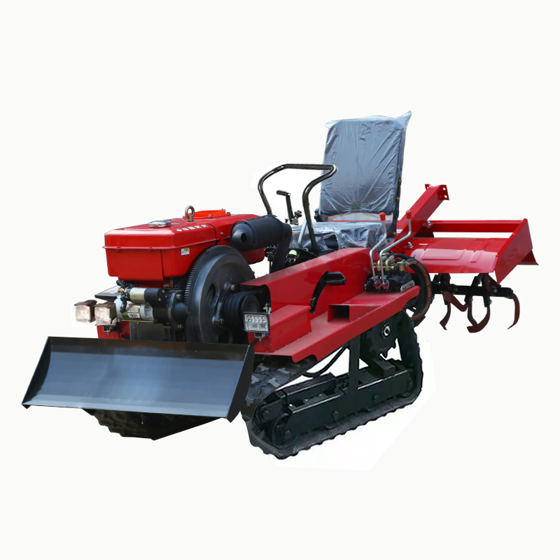 جرار حديقة ديزل صغير جديد بعجل - مراجعة Agriculture Farming Tractor وسعره