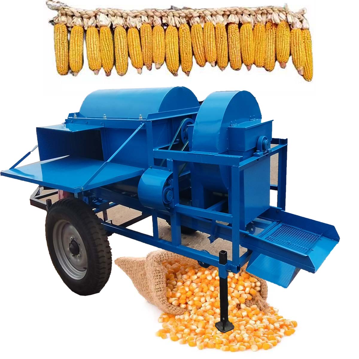 الآلات الزراعية الديزل الكهربا - مراجعة Corn Sheller Machine وسعره