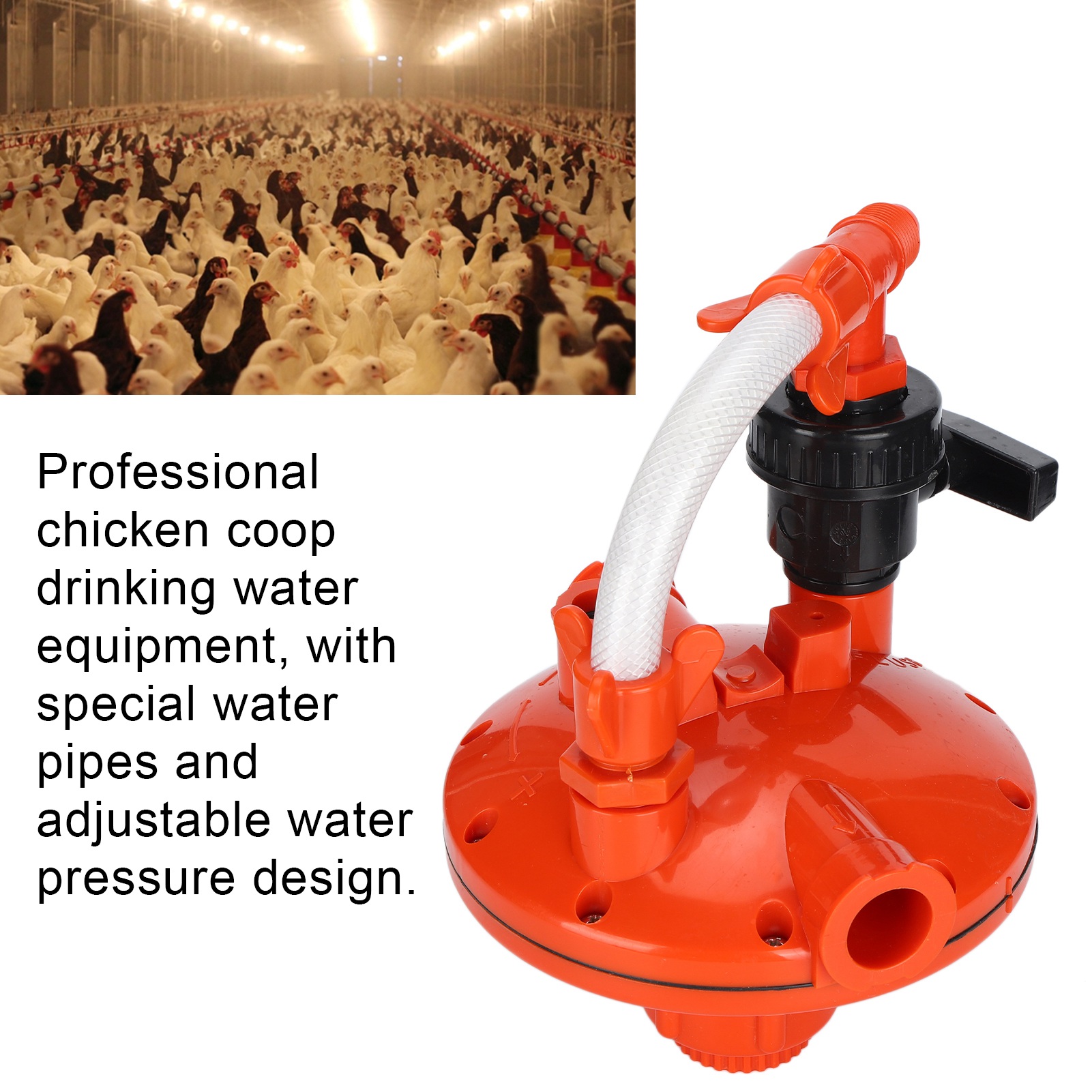 منظم ضغط مياه المزرعة لمعدات م - مراجعة Chicken Nipple Drinker وسعره