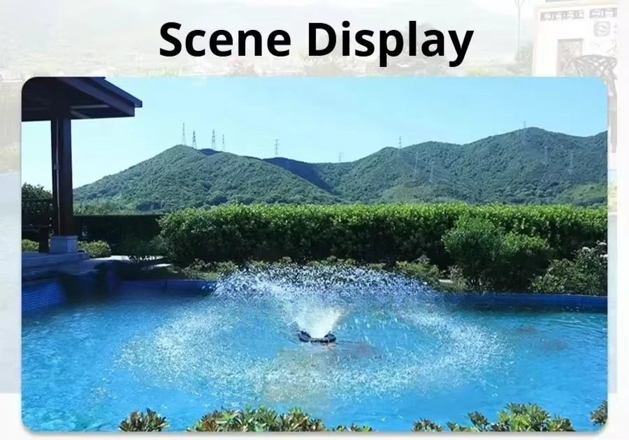 مضخة نافورة عائمة LED طراز COP - مراجعة Farm Pond Liner وسعره