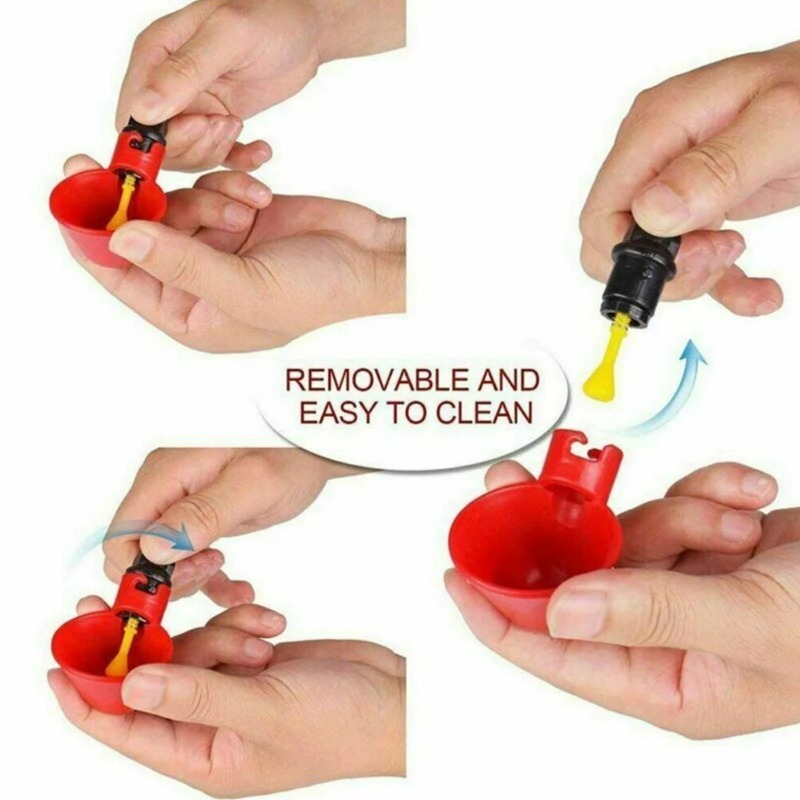 4 قطع من أوعية الشرب الأوتومات - مراجعة Chicken Nipple Drinker وسعره