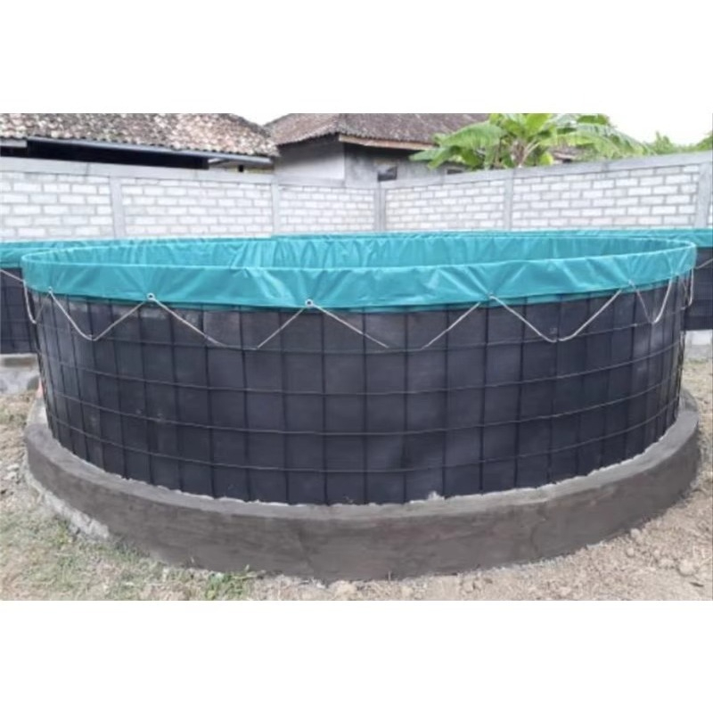 حوض سمك بسعة 15,000 لتر، قطر 4 - مراجعة Farm Pond Liner وسعره