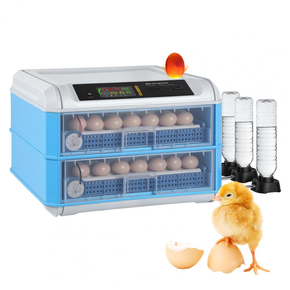 حاضنة بيض سعة 120 بيضة، مع نظا - مراجعة Poultry Incubator وسعره