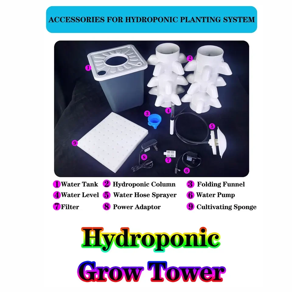 نظام الزراعة المائية العمودية  - مراجعة Hydroponic Nft Channel وسعره