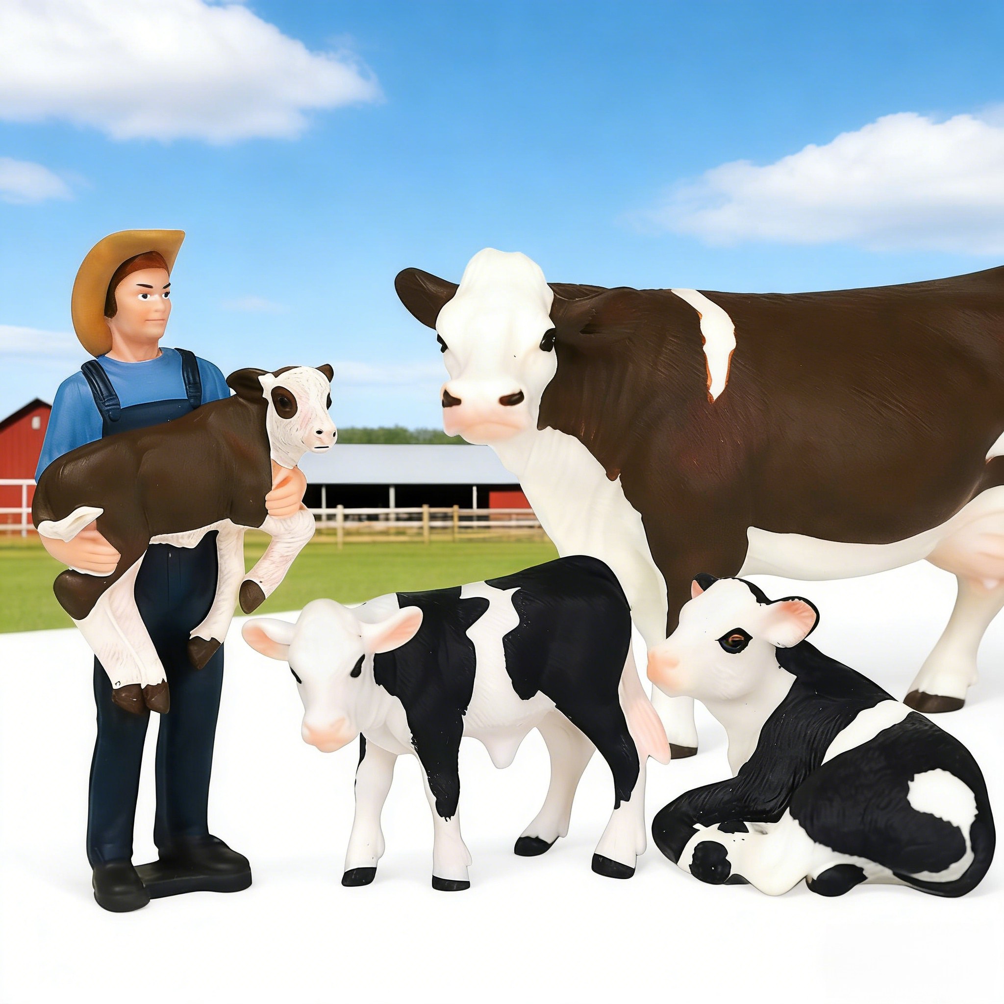 مجموعة نماذج المزارع والبقر مك - مراجعة Agriculture Farming For Kids وسعره