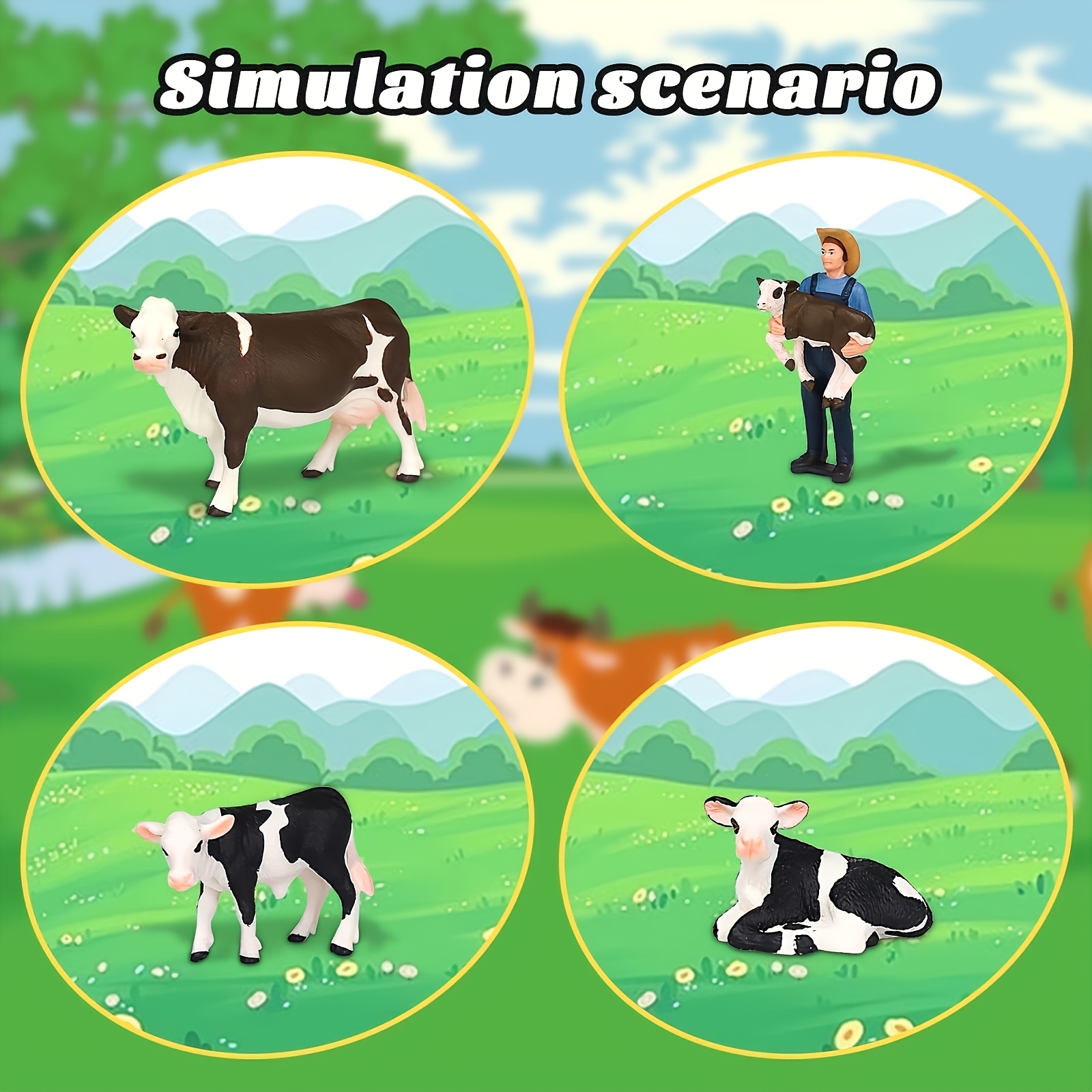 مجموعة نماذج المزارع والبقر مك - مراجعة Agriculture Farming For Kids وسعره